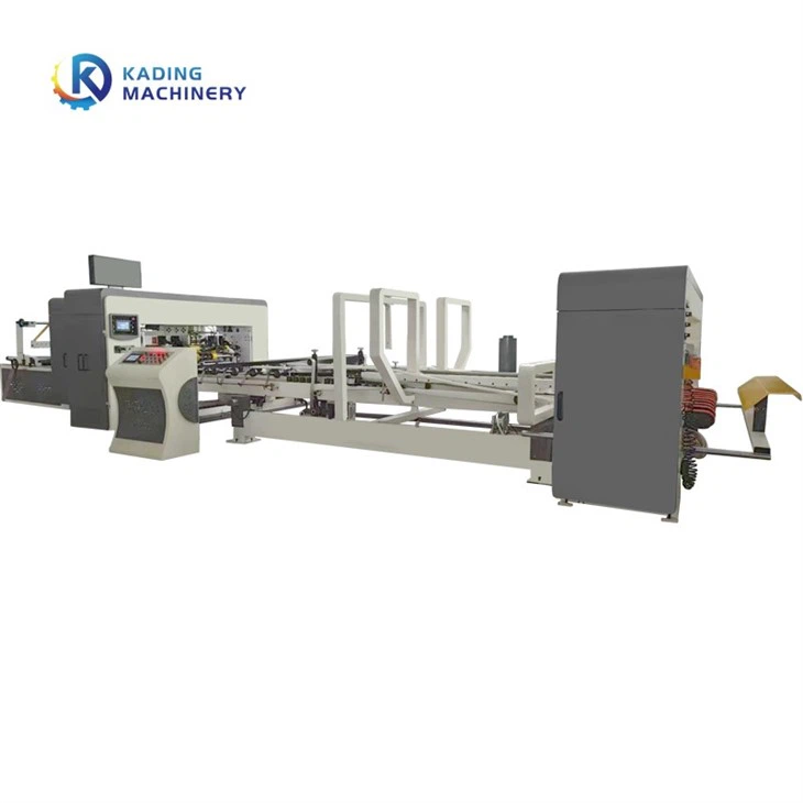 Automatic carton folding gluing machine with Separate Motor Control